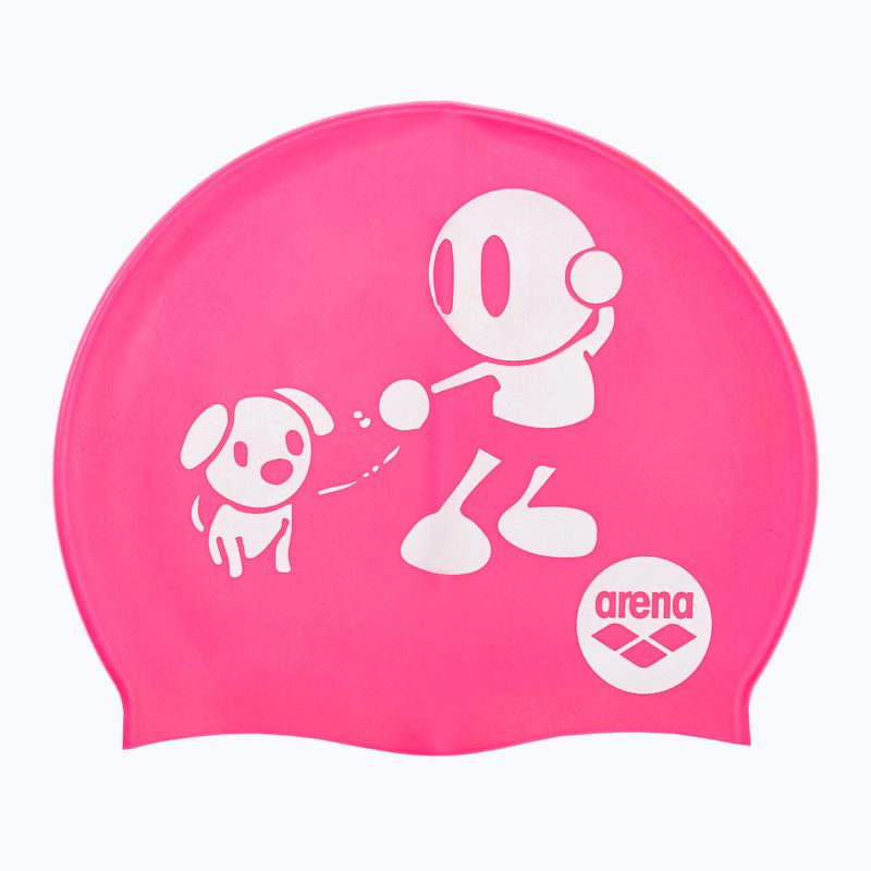 Шапочка для плавання дитяча arena Kun Cap kun fuchsia
