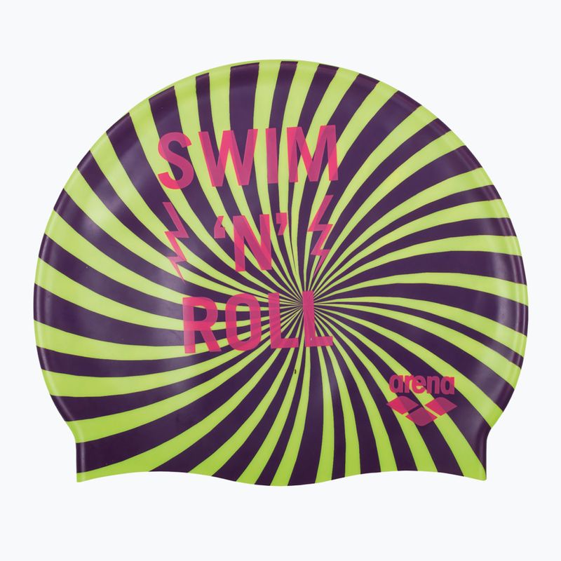 Шапочка для плавання дитяча arena Print swim&roll mirtilla 2