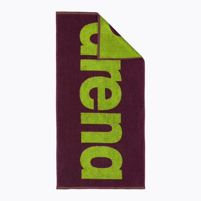 Рушник Arena Gym Soft red wine/shiny green