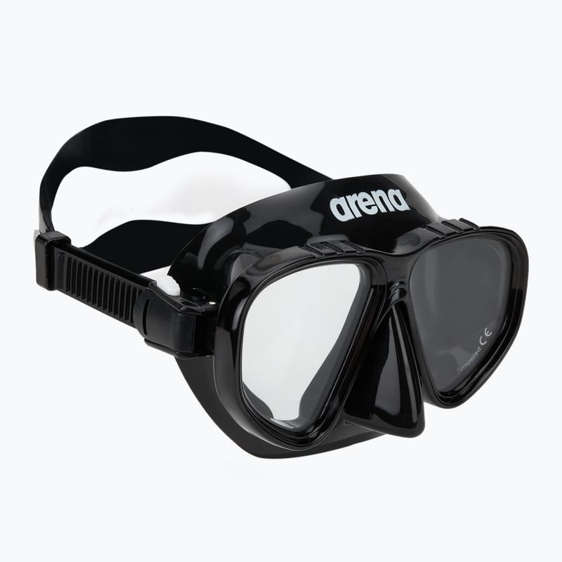 Набір для снорклінгу arena Premium Snorkeling Set black/clear/black 2