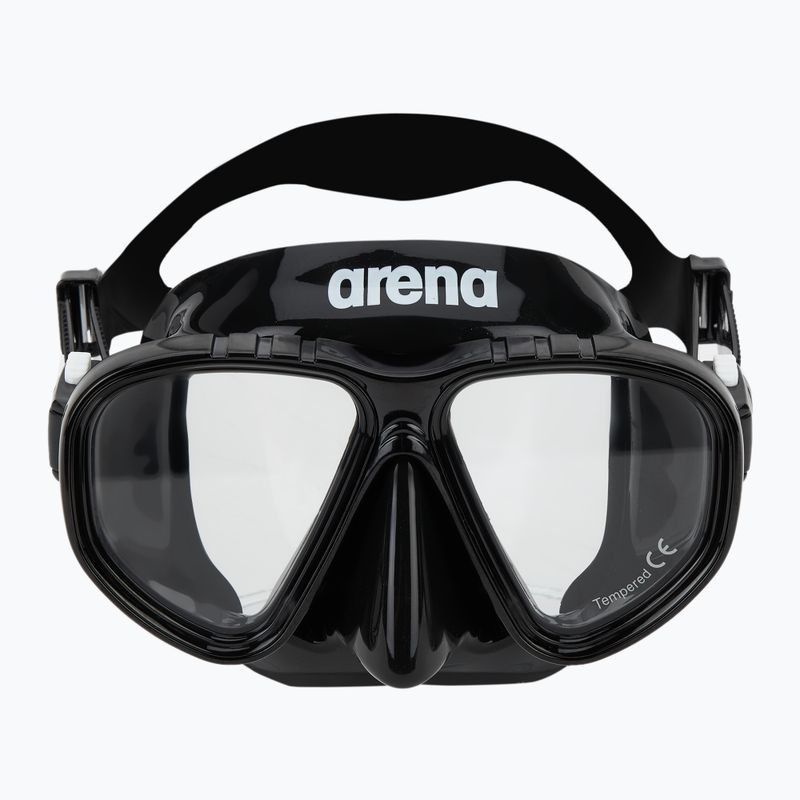 Набір для снорклінгу arena Premium Snorkeling Set black/clear/black 3