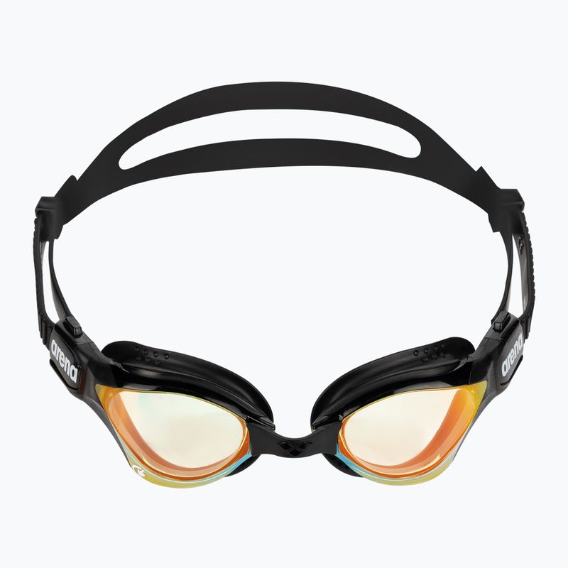 Окуляри для плавання Arena Cobra Tri Swipe Mirror yellow copper/black 2