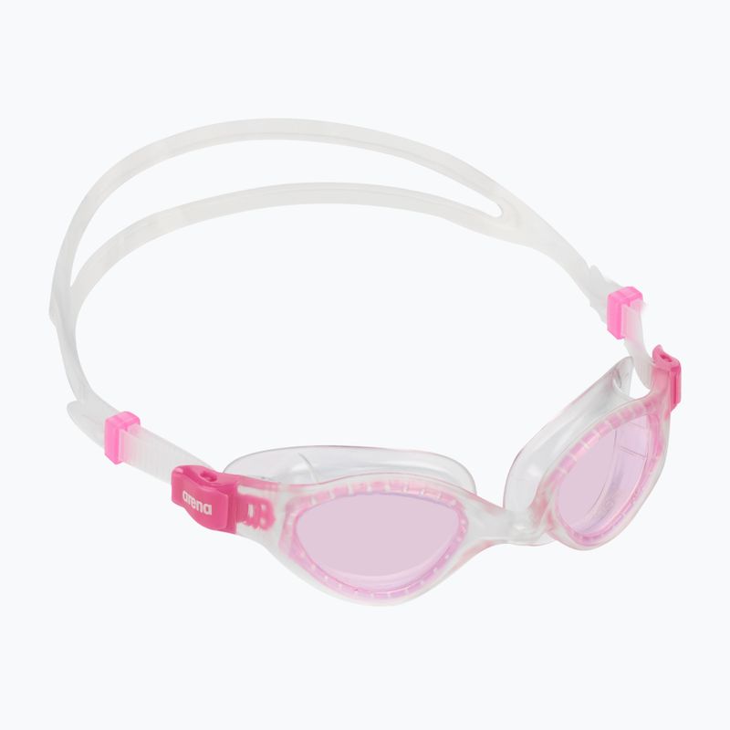 Окуляри для плавання дитячі Arena Cruiser Evo Jr fuchsia/clear/clear