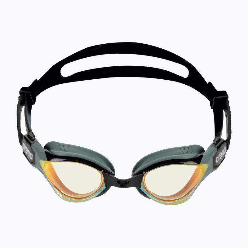 Окуляри для плавання Arena Cobra Tri Swipe Mirror yellow copper/army 2