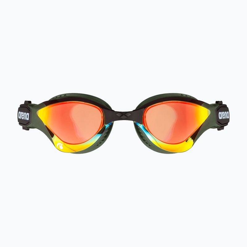 Окуляри для плавання Arena Cobra Tri Swipe Mirror yellow copper/army 7