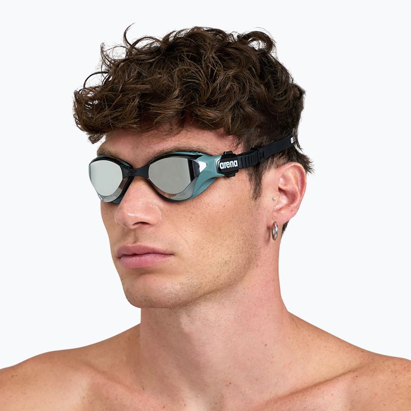 Окуляри для плавання Arena Cobra Tri Swipe Mirror yellow copper/army 8