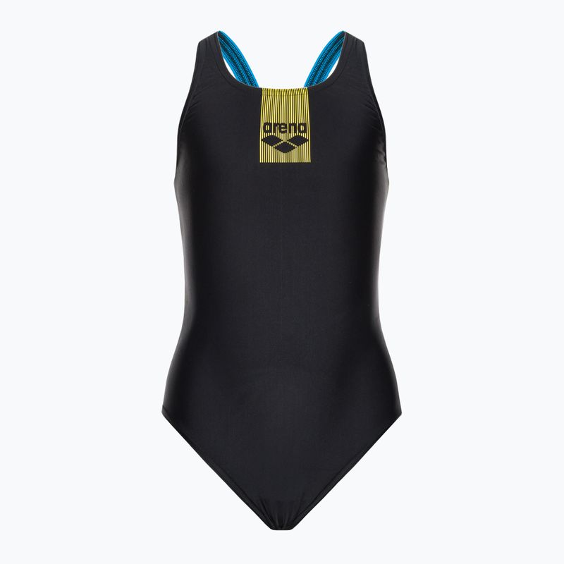 Купальник суцільний дитячий  arena Basics Swim Pro Back One Piece black/turquoise