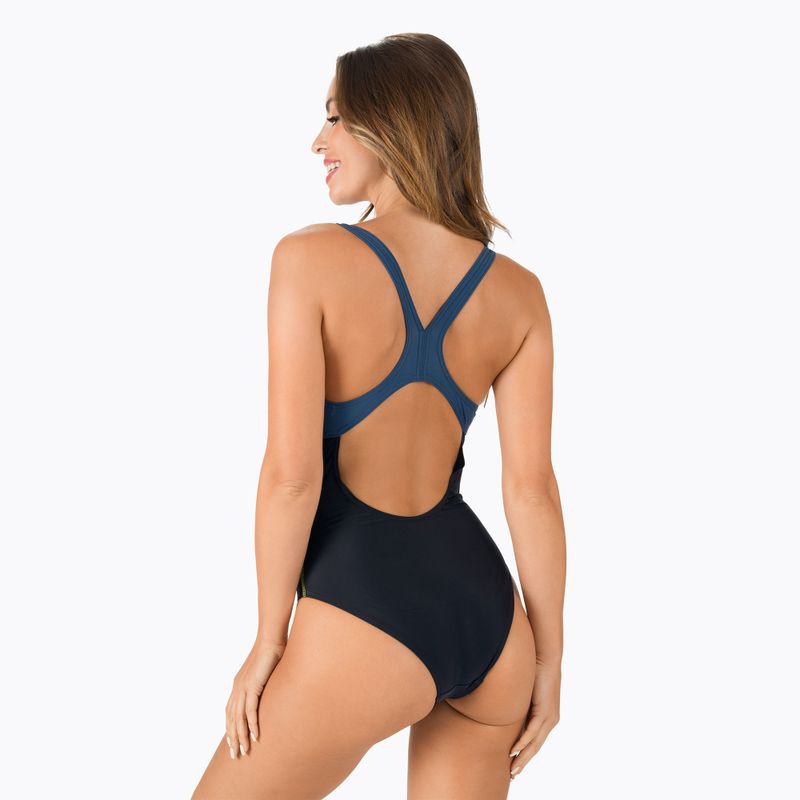Купальник суцільний жіночий Arena Basics Swim Pro Back One Piece black/shark 7