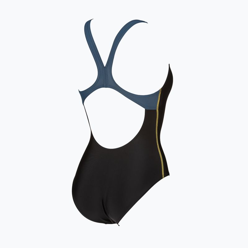Купальник суцільний жіночий Arena Basics Swim Pro Back One Piece black/shark 4