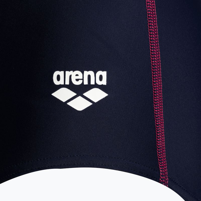 Купальник суцільний жіночий Arena Mirrors Swim Pro Back One Piece L navy/freak rose 3