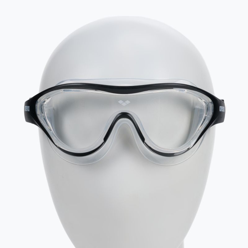 Маска для плавання arena The One Mask clear/black/transparent 4