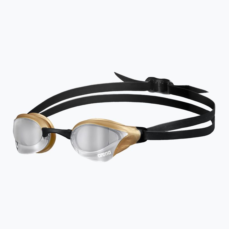 Окуляри для плавання Arena Cobra Core Swipe Mirror silver/gold