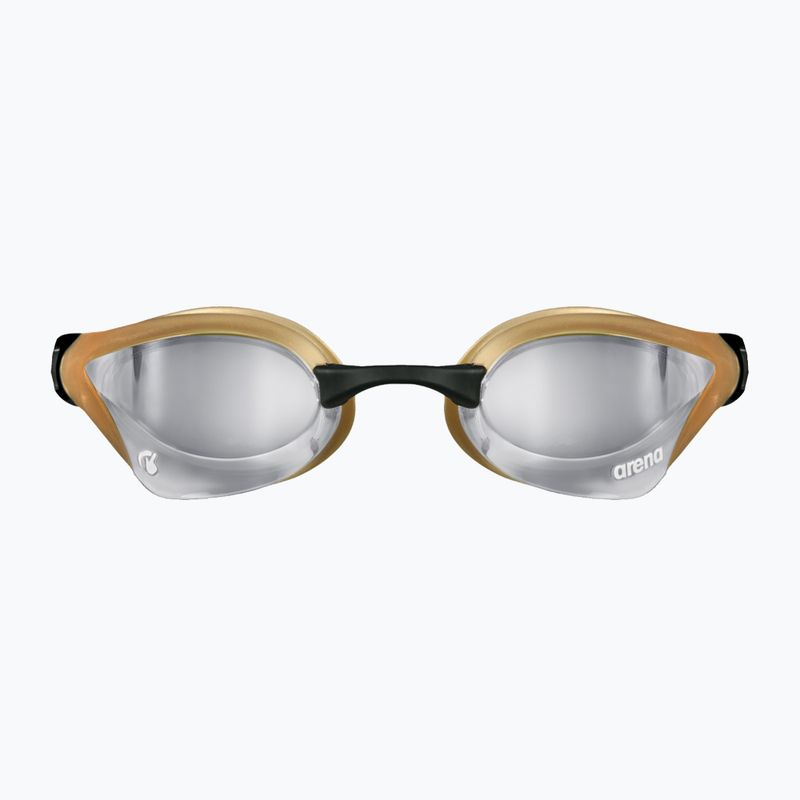 Окуляри для плавання Arena Cobra Core Swipe Mirror silver/gold 2
