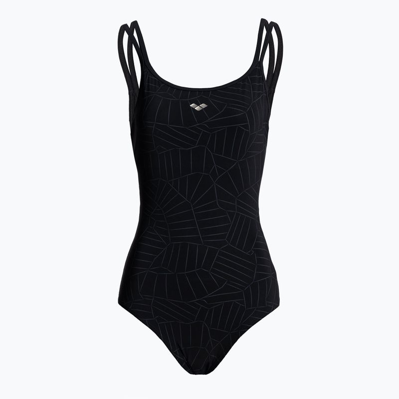 Купальник суцільний жіночий Arena Esther Cross Back One Piece black/black