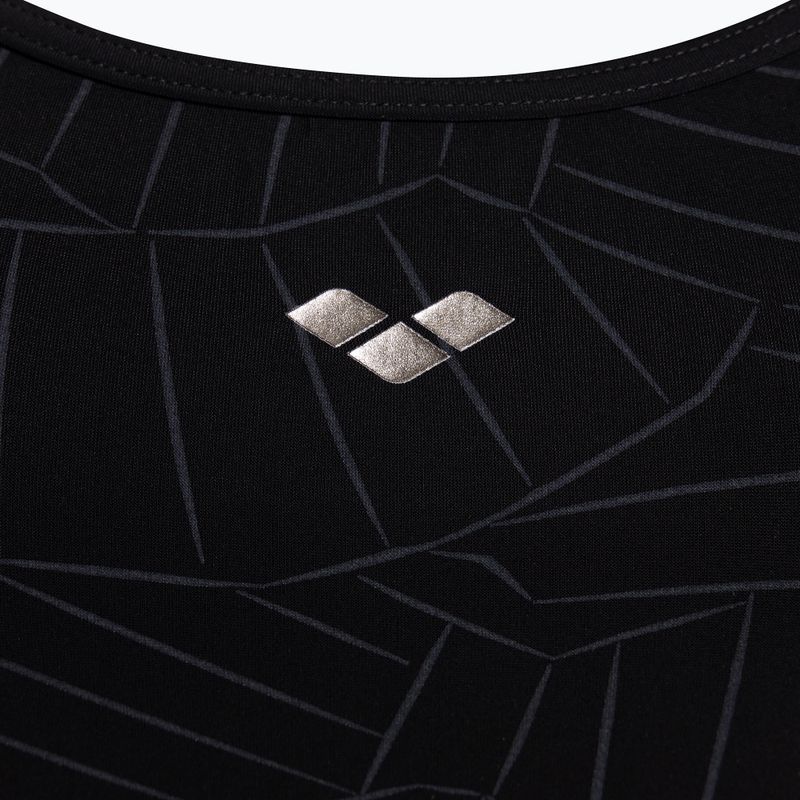 Купальник суцільний жіночий Arena Esther Cross Back One Piece black/black 3