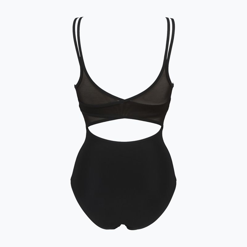 Купальник суцільний жіночий Arena Esther Cross Back One Piece black/black 7