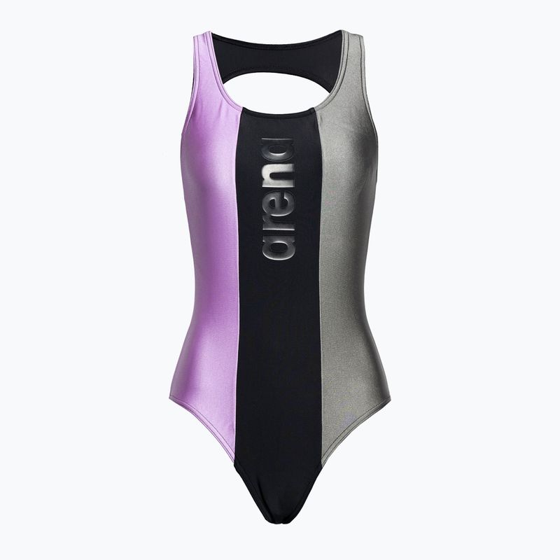 Купальник суцільний жіночий Arena Just O Back One Piece shark/black/provenza