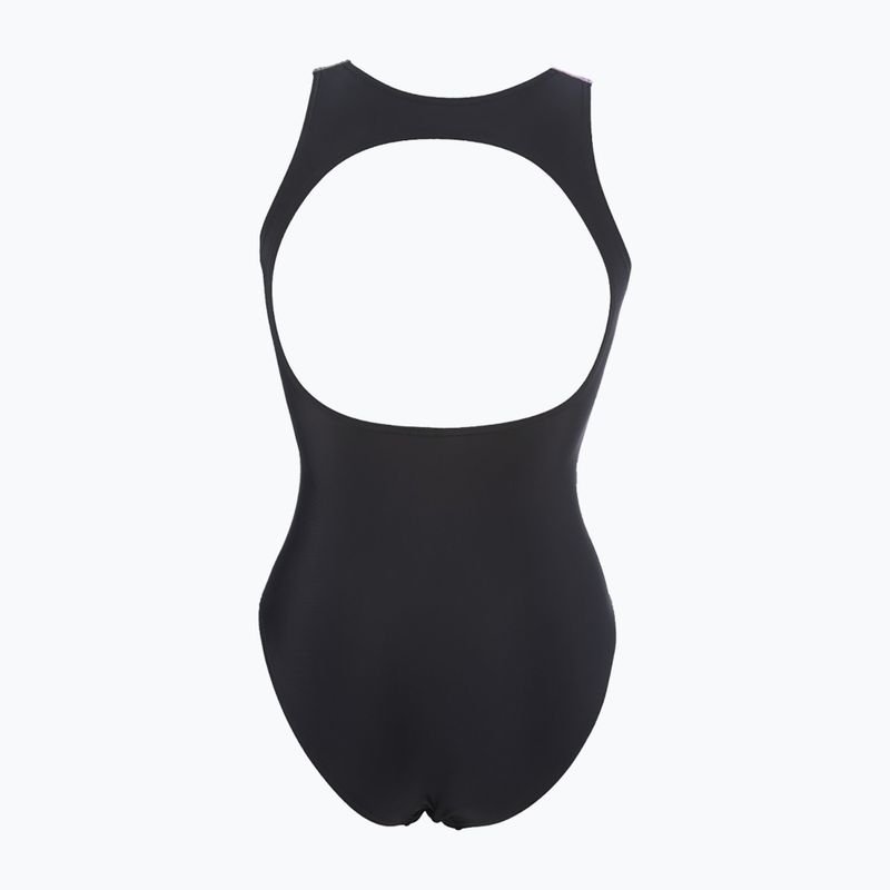 Купальник суцільний жіночий Arena Just O Back One Piece shark/black/provenza 7