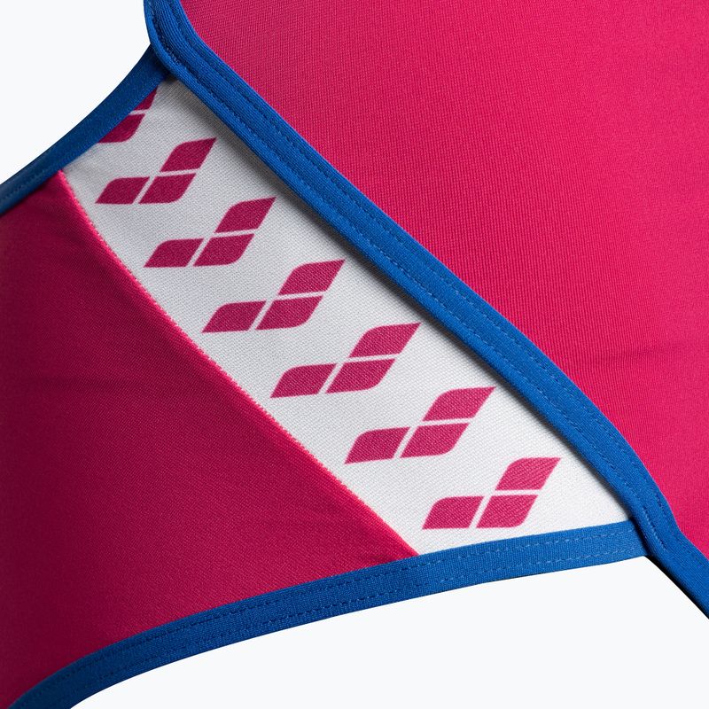 Купальник суцільний жіночий Arena Team Stripe Super Fly Back One Piece freak rose/royal 4