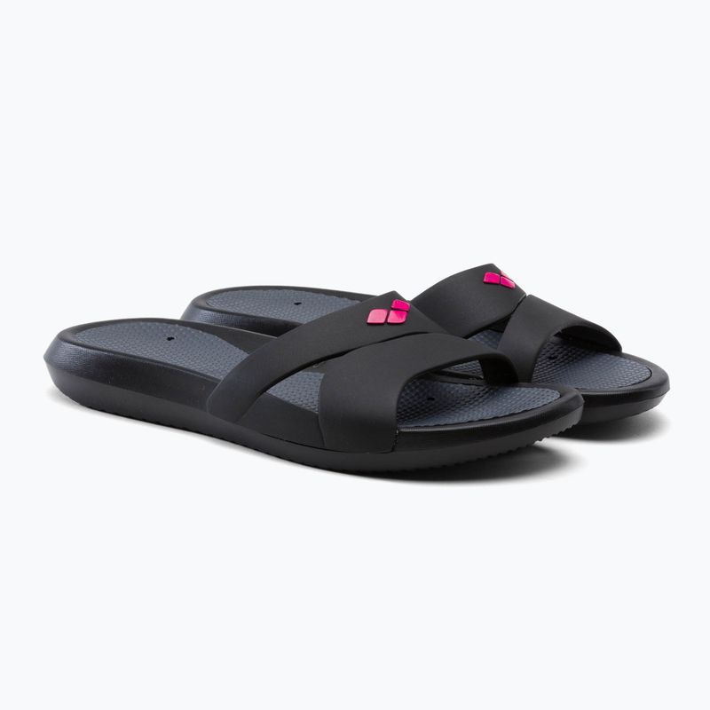 Шльопанці жіночі arena Nina black/dark grey/black 5