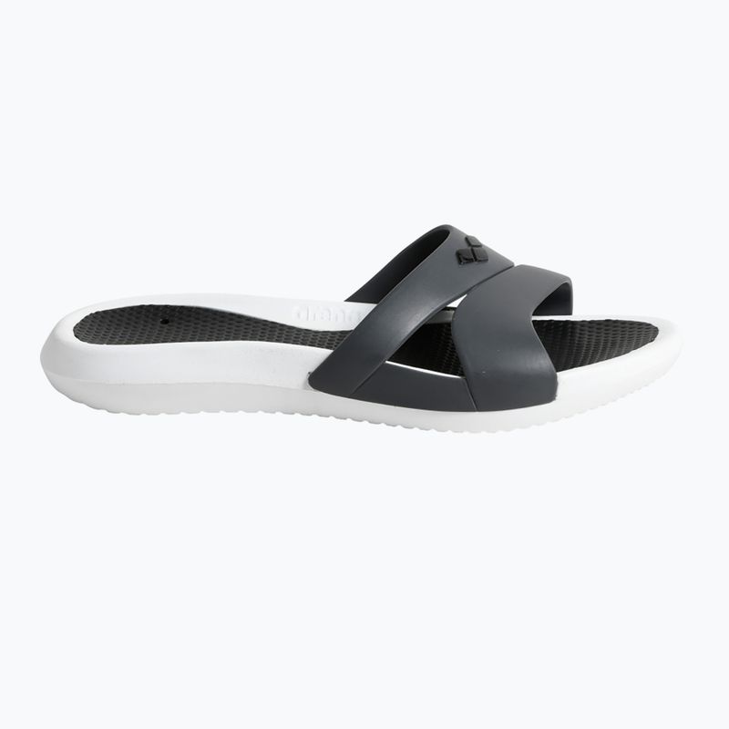 Шльопанці жіночі arena Nina white/dark grey/black 9