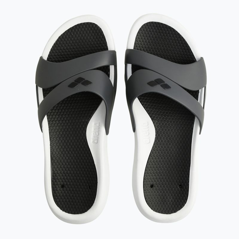 Шльопанці жіночі arena Nina white/dark grey/black 10
