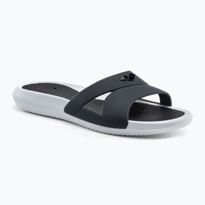 Шльопанці жіночі arena Nina white/dark grey/black