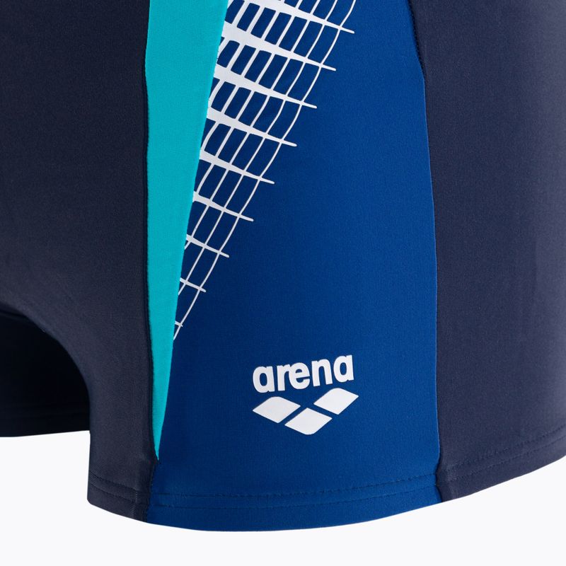 Плавки чоловічі Arena Threefold Short navy/royal/martinica 3