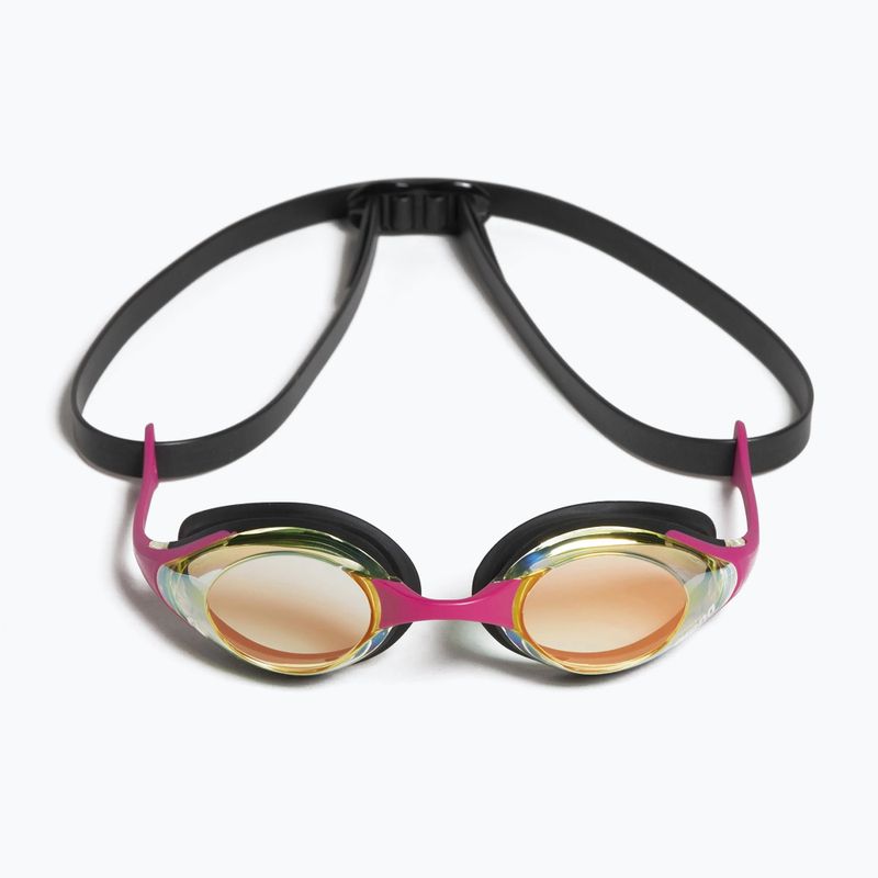 Окуляри для плавання Arena Cobra Swipe Mirror yellow copper/pink 8