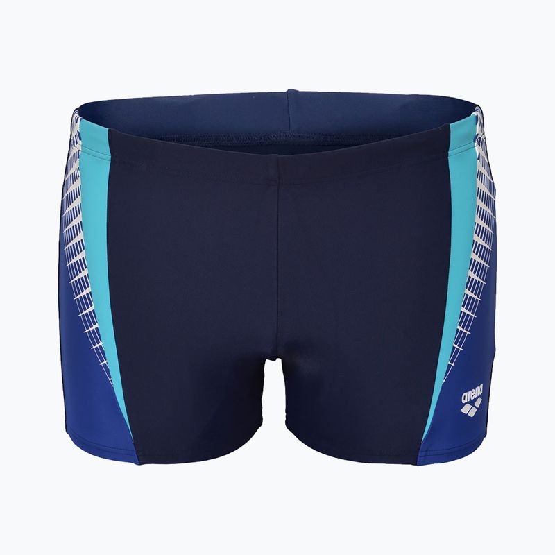 Плавки чоловічі Arena Threefold Short navy/royal/martinica 4