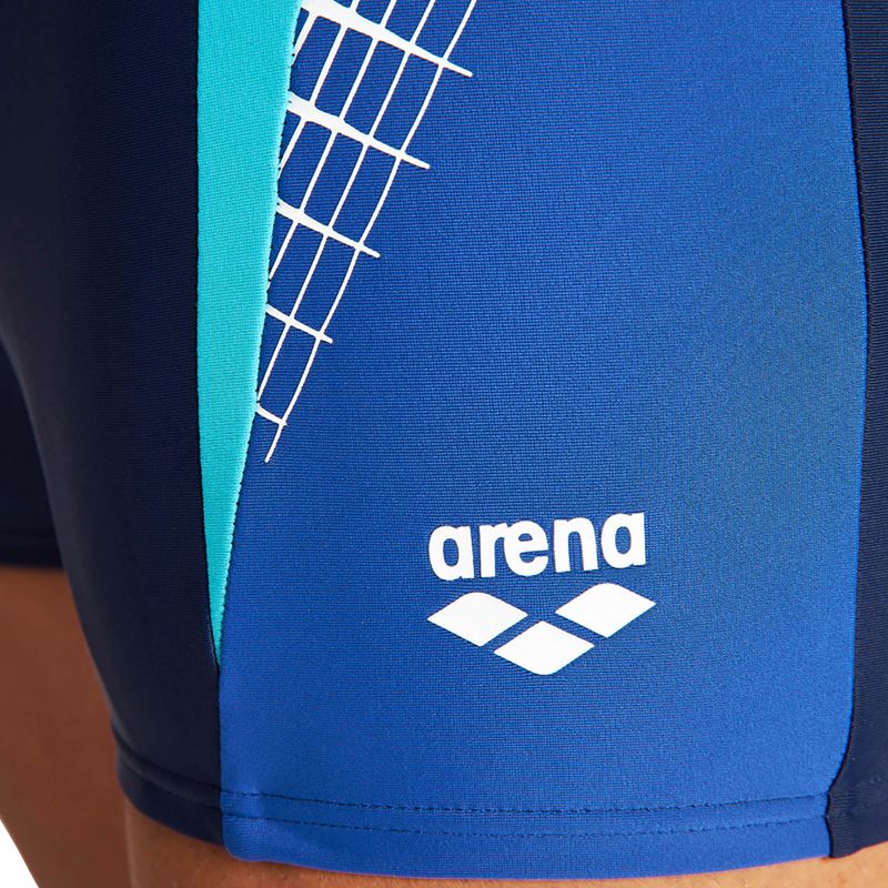Плавки чоловічі Arena Threefold Short navy/royal/martinica 9