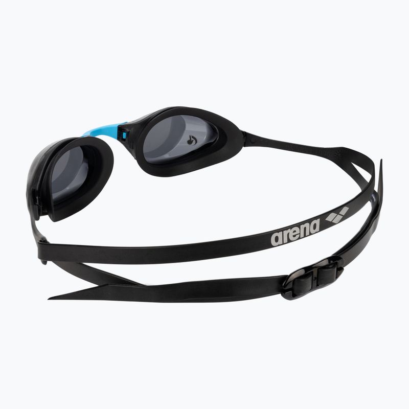 Окуляри для плавання Arena Cobra Swipe dark smoke/black/blue 4