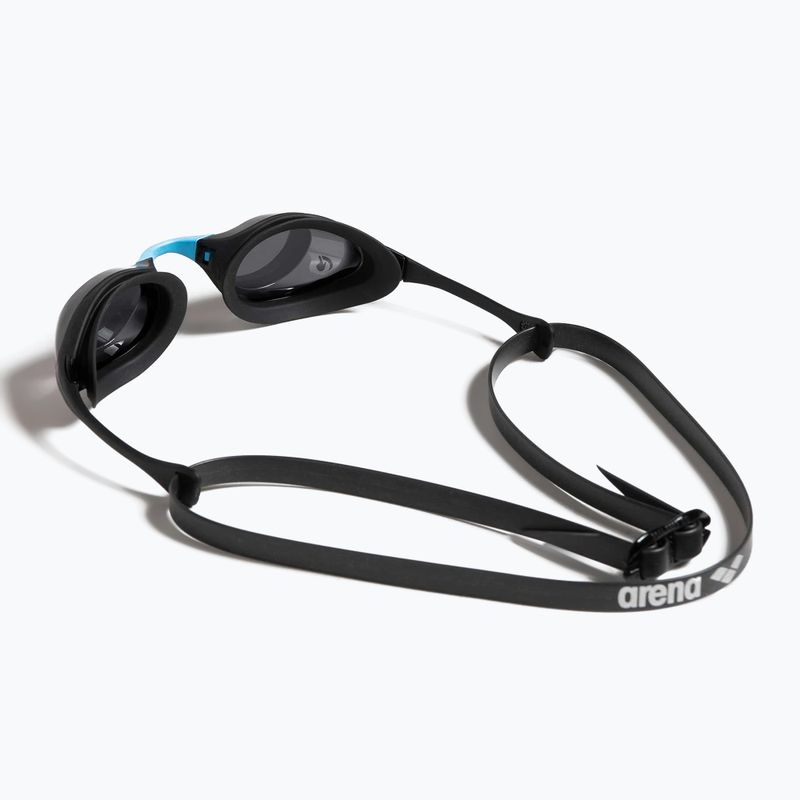 Окуляри для плавання Arena Cobra Swipe dark smoke/black/blue 7