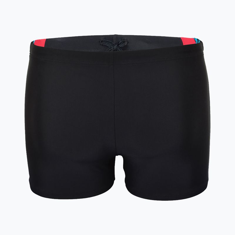 Плавки чоловічі Arena Threefold Short black/black/anguria 5