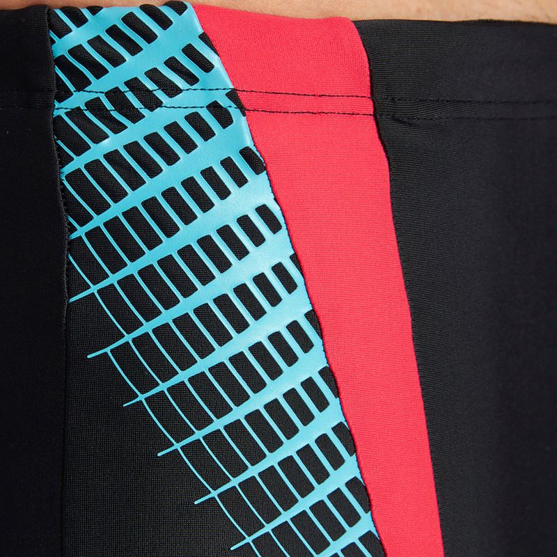 Плавки чоловічі Arena Threefold Short black/black/anguria 8