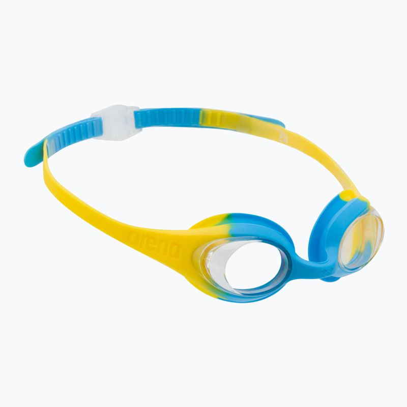 Окуляри для плавання дитячі arena Spider clear/yellow/lightblue