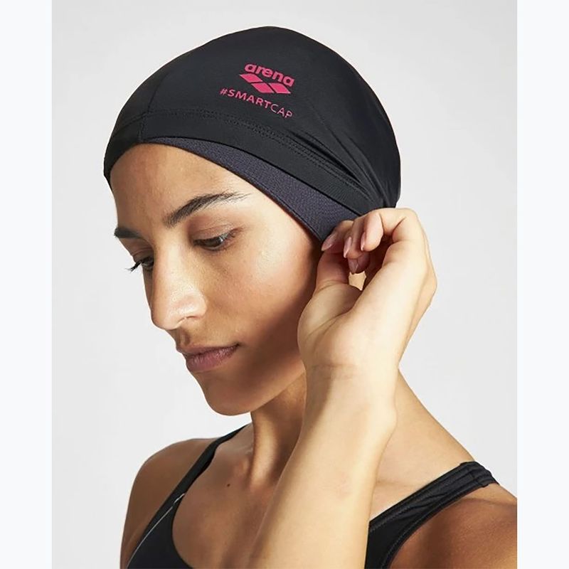 Шапочка для плавання жіноча Arena SmartCap black 2