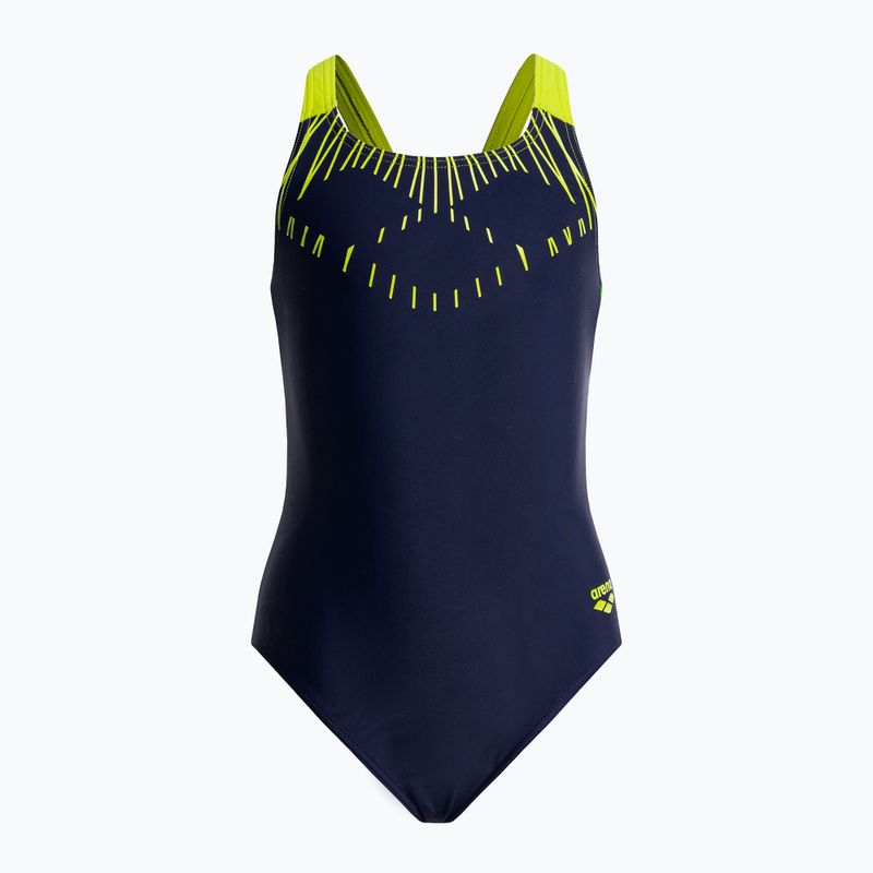 Купальник суцільний дитячий Arena  Swim Pro Back One Piece navy/soft green