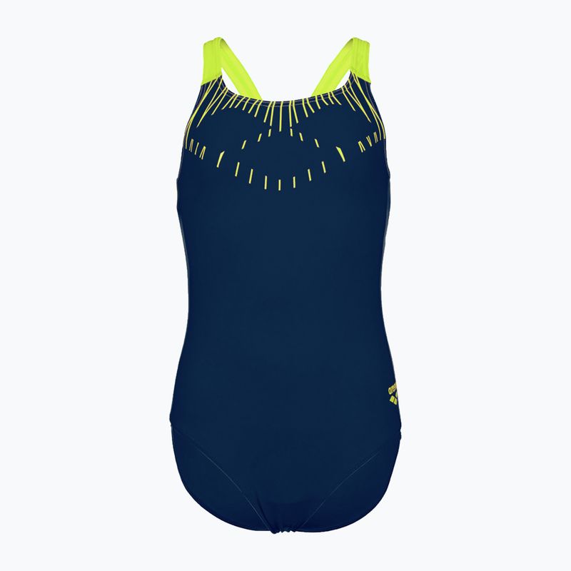 Купальник суцільний дитячий Arena  Swim Pro Back One Piece navy/soft green 4