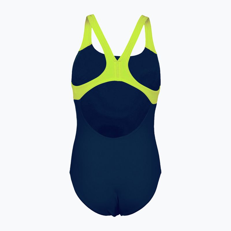 Купальник суцільний дитячий Arena  Swim Pro Back One Piece navy/soft green 5