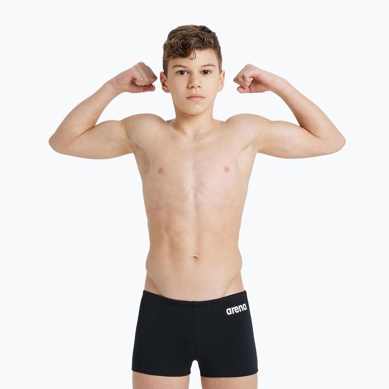 Плавки дитячі Arena Team Swim Short Solid black/white 4