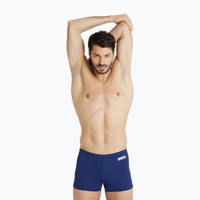 Плавки-боксерки Arena Team Swim Short Solid navy/white 4