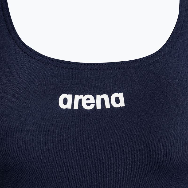 Купальник суцільний жіночий Arena Team Swim Pro Solid navy/white 3
