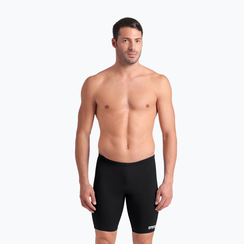 Плавки чоловічі arena Team Swim Jammer Solid black/white 5