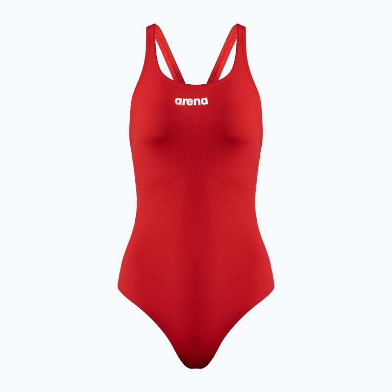 Купальник суцільний жіночий Arena Team Swim Pro Solid red/white