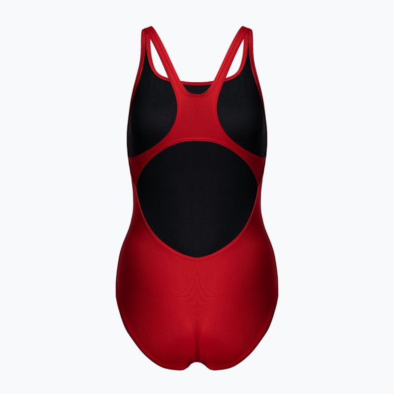 Купальник суцільний жіночий Arena Team Swim Pro Solid red/white 2
