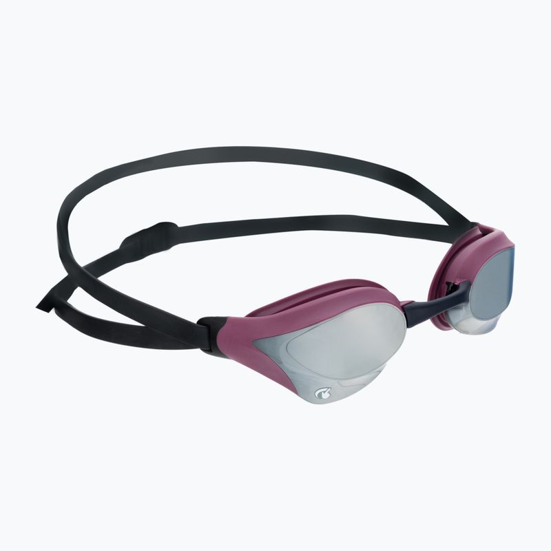 Окуляри для плавання Arena Cobra Core Swipe Mirror silver/red wine