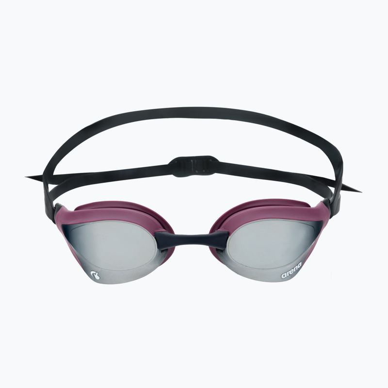 Окуляри для плавання Arena Cobra Core Swipe Mirror silver/red wine 2