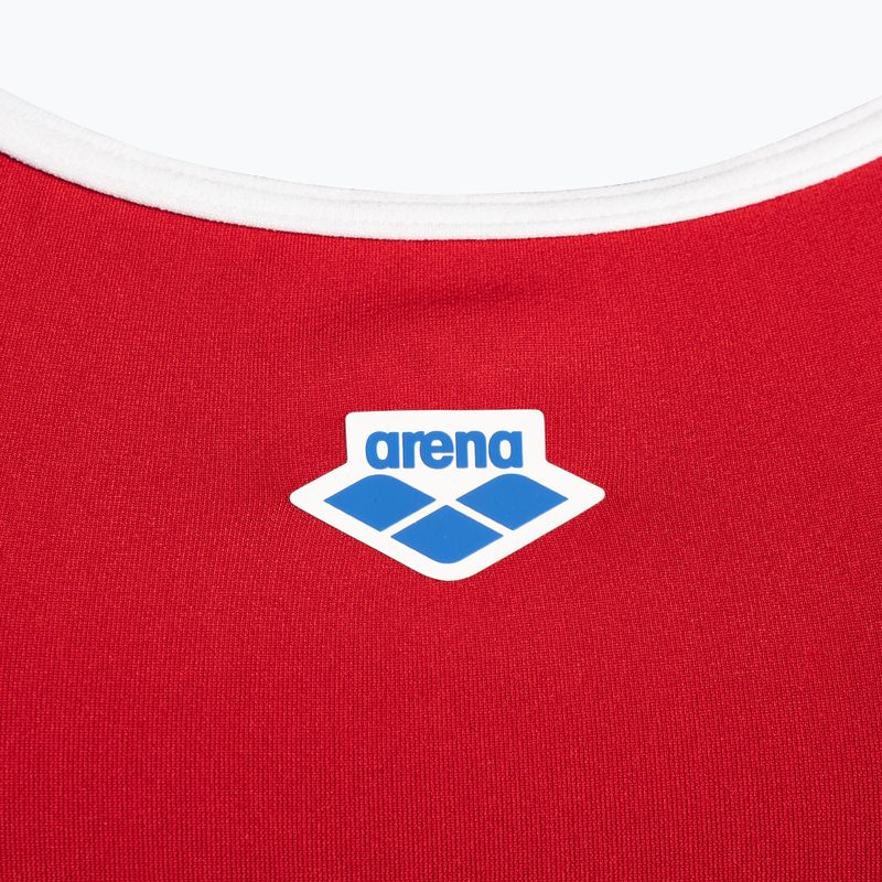 Купальник суцільний жіночий Arena Icons Super Fly Back Solid red/white 3