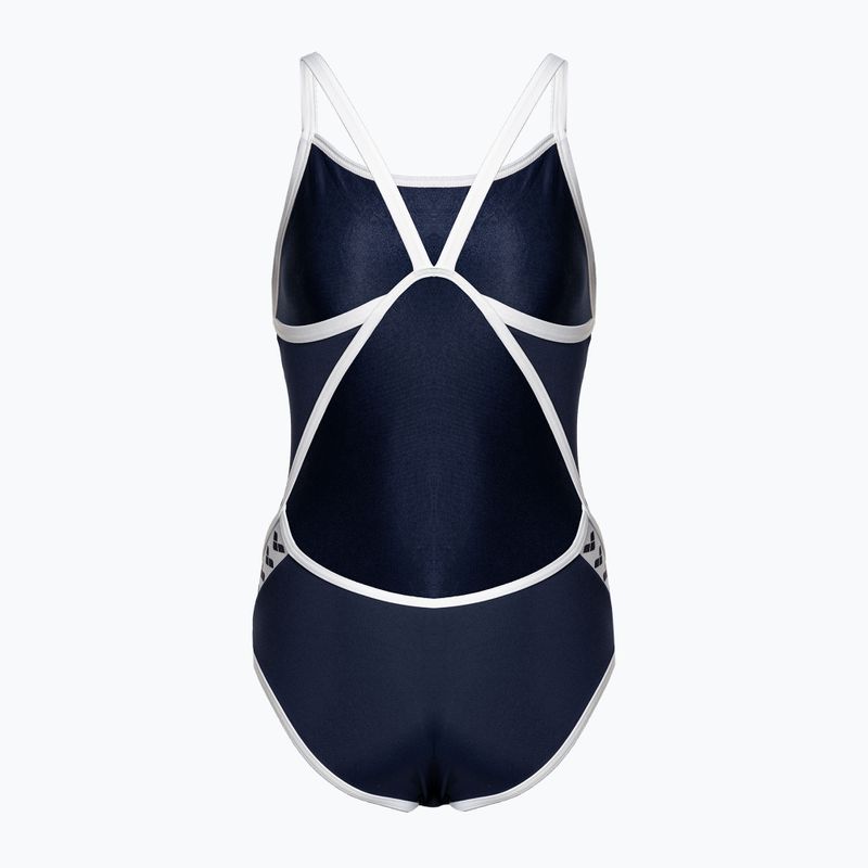Купальник суцільний жіночий Arena Icons Super Fly Back Solid navy/white 2